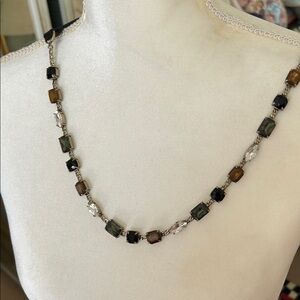 Elegant Multi-Color Gemstone Necklace